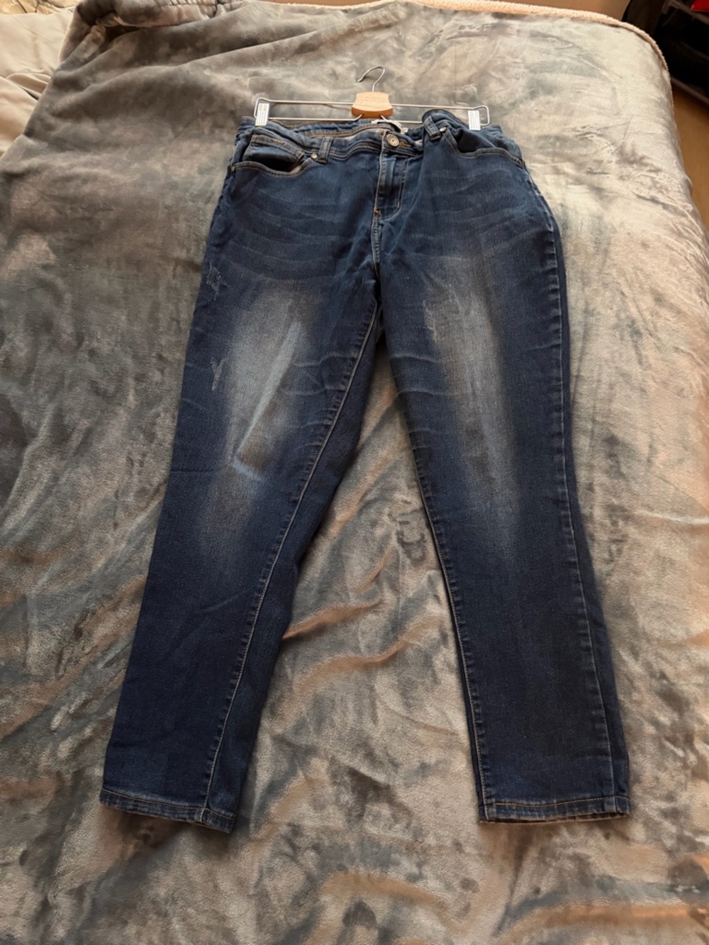 AQ/AQ Dark Blue Womens Jeans
